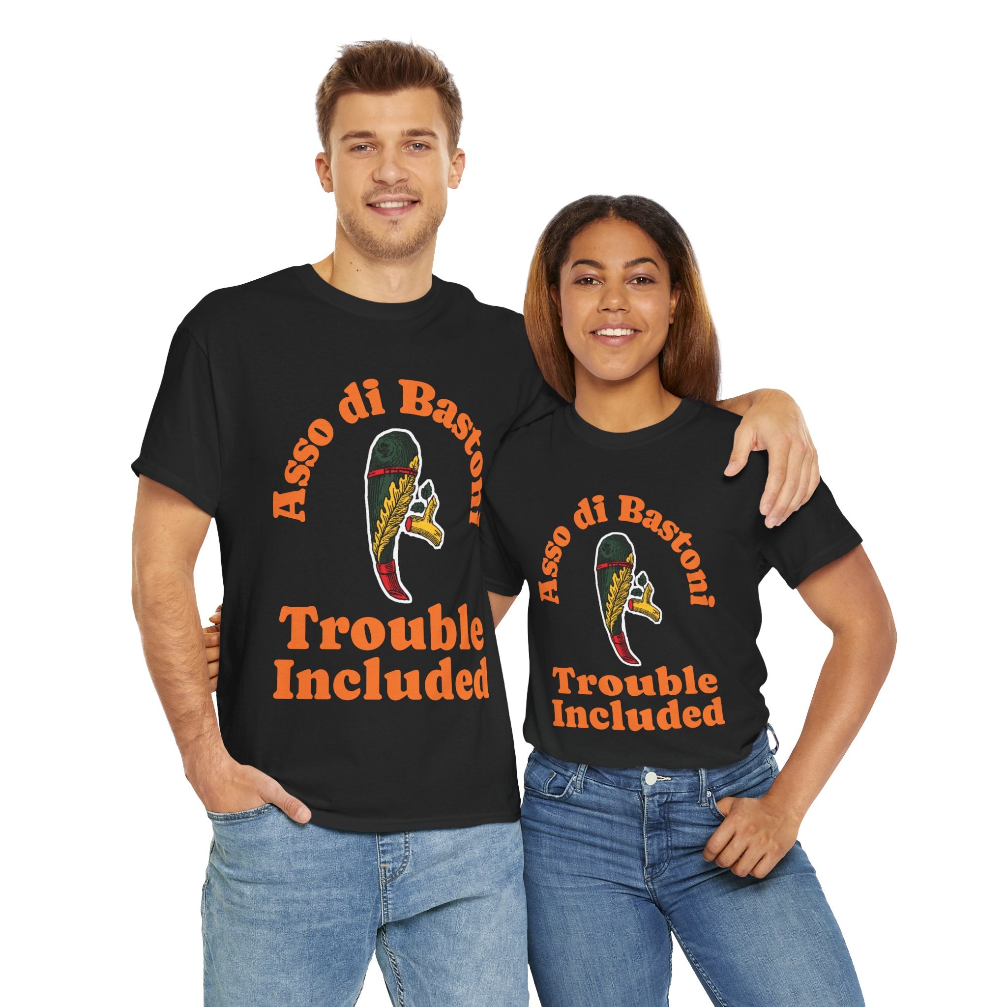 Asso di Bastoni  Unisex Heavy Cotton Tee