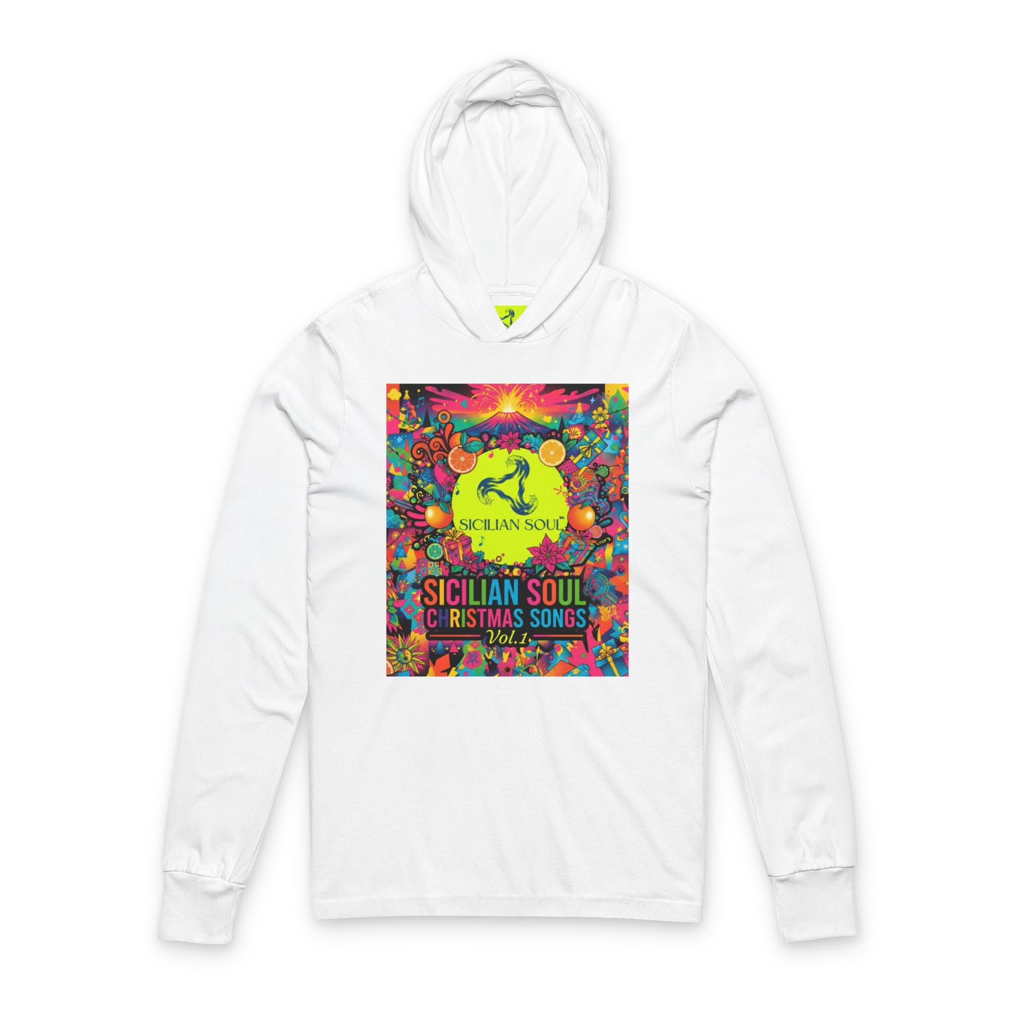Christmas Sicilian Soul Records — Vibrant Pop Art Portrait Hoodie Tee
