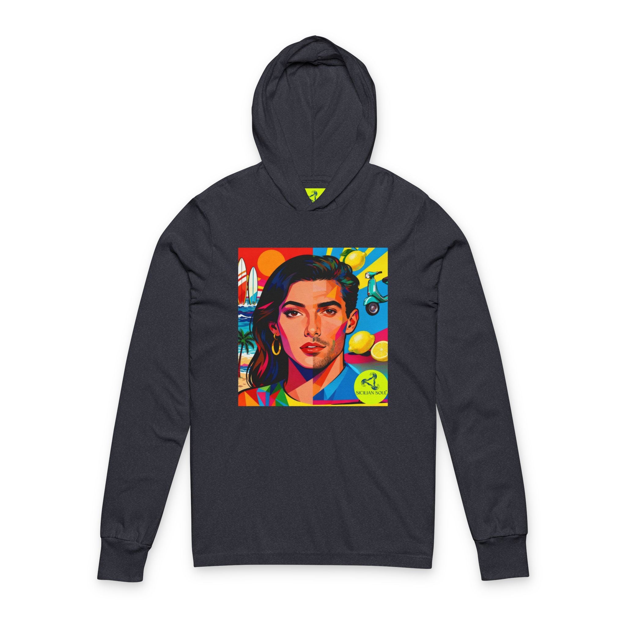 Sicilian Soul Records — Vibrant Pop Art Portrait Hoodie Tee