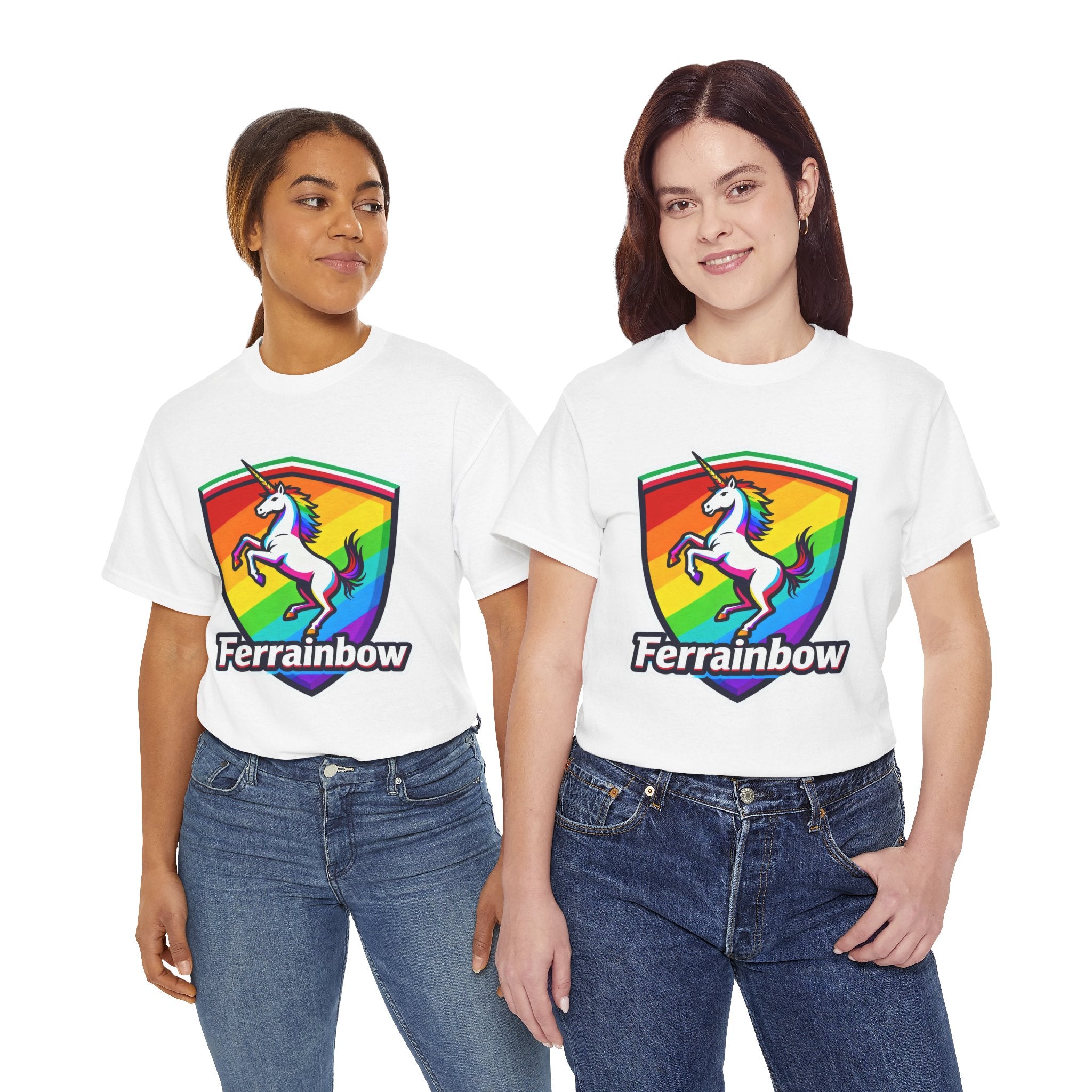 Brand Pazzo Ferrainbow Unisex Heavy Cotton Tee