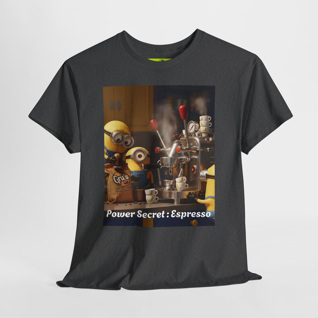 More Espresso Less Depresso Gru Unisex Heavy Cotton Tee