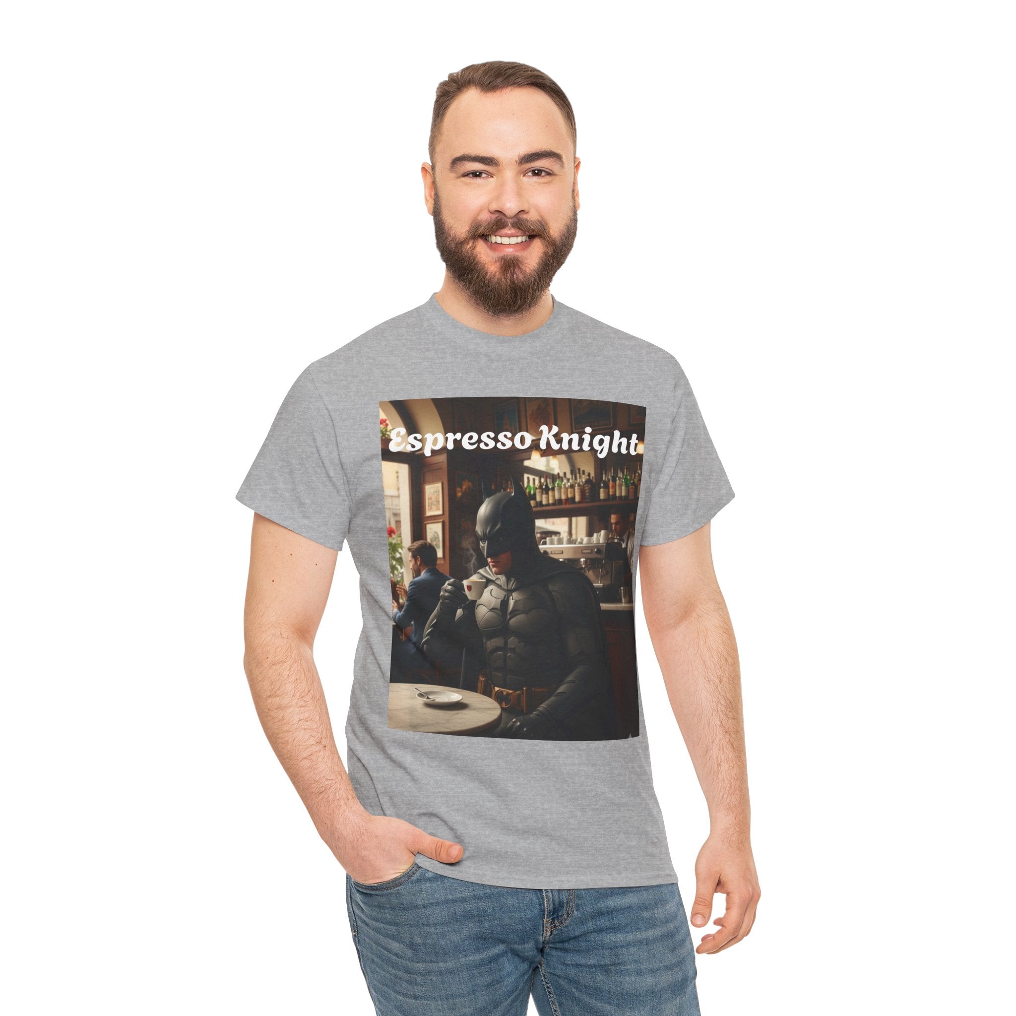 More Espresso Less Depresso Espresso Knight Unisex Heavy Cotton Tee