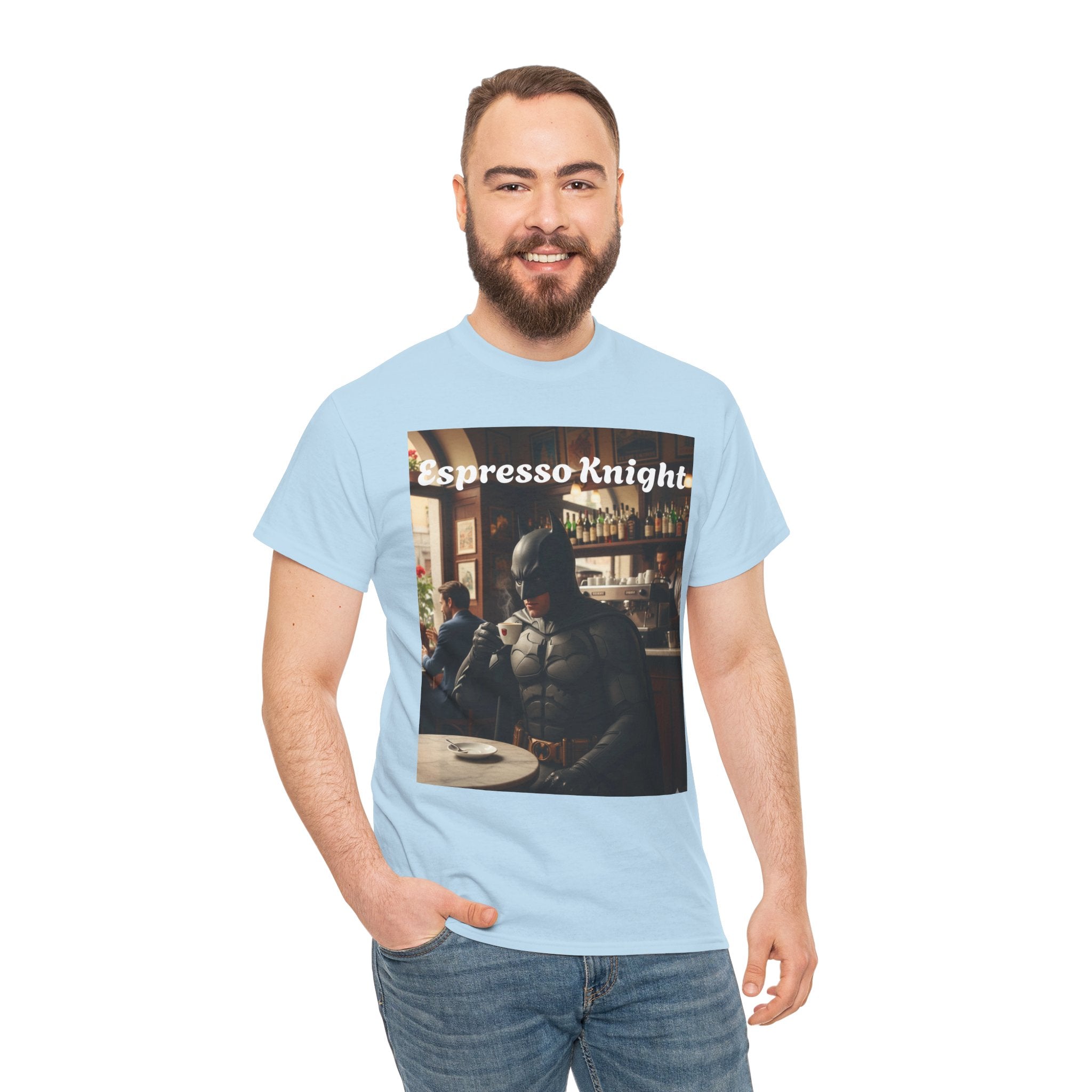 More Espresso Less Depresso Espresso Knight Unisex Heavy Cotton Tee