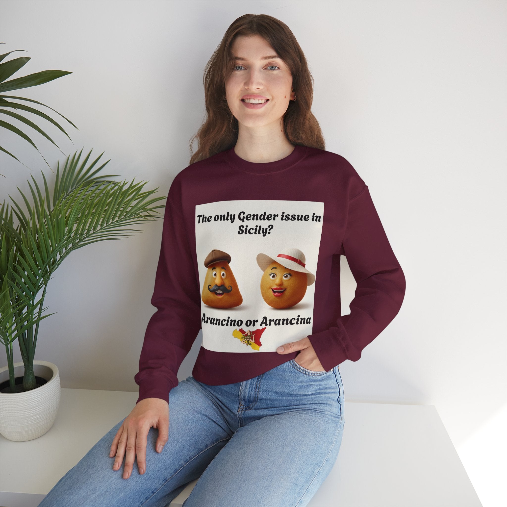 Sicilian Gender Issue Crewneck Sweatshirt - Unisex Heavy Blend™