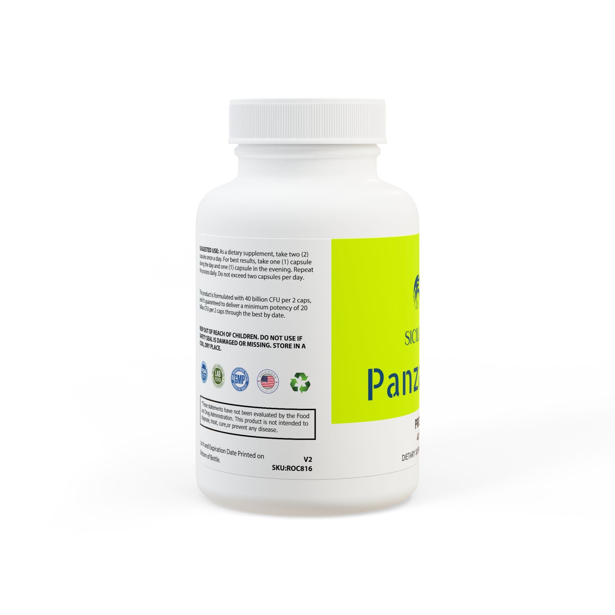 Sicilian Soul -Panza Bella Probiotics Supplement (60 Capsules)