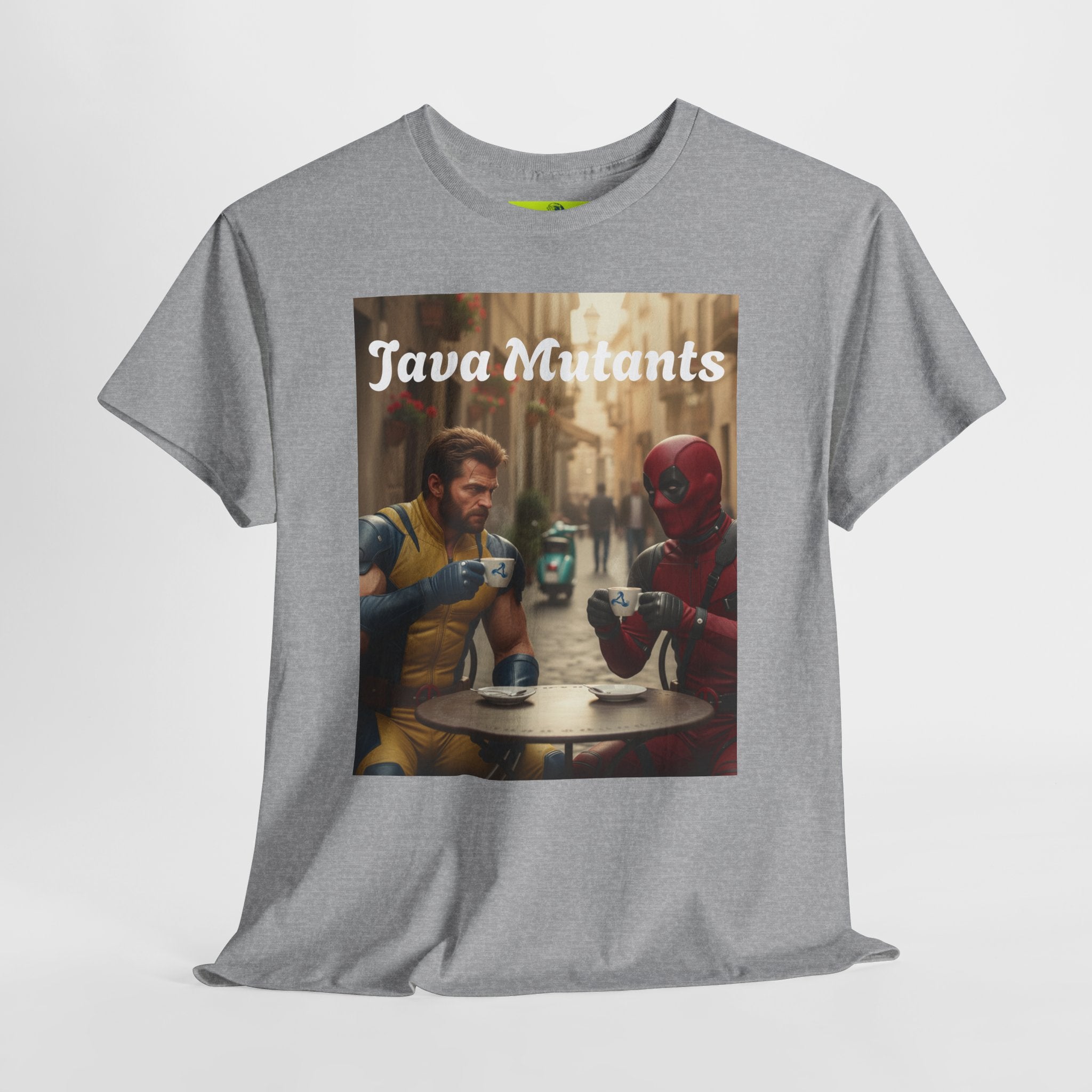 More Espresso Less Depresso Java Mutants Unisex Heavy Cotton Tee