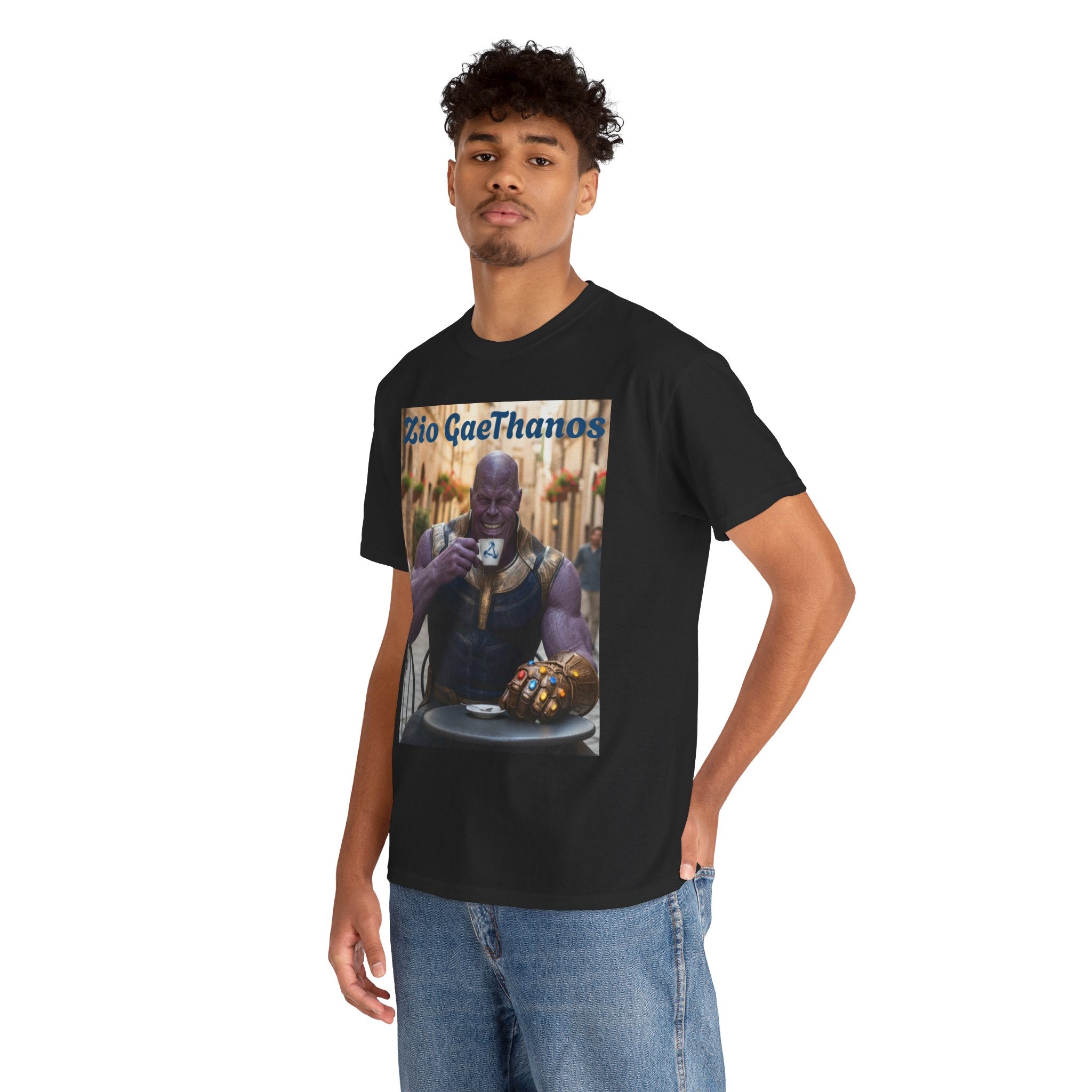 More Espresso Less Depresso GaeThanos Unisex Heavy Cotton Tee