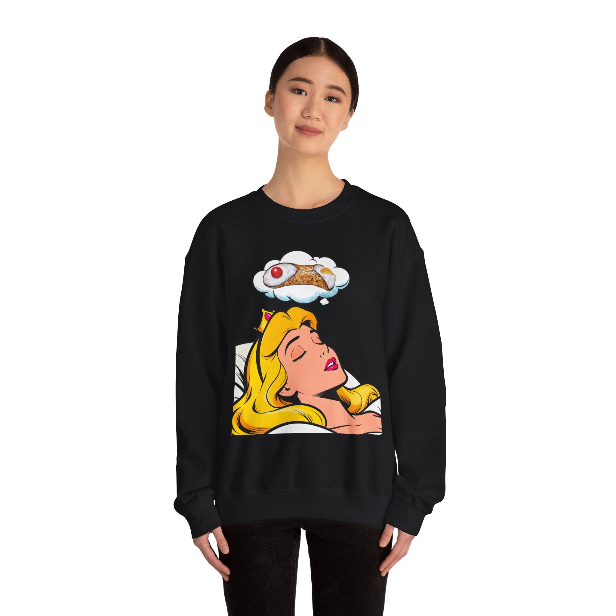 Cannoli Dreamy Princess Crewneck – Cozy, Artsy & Whimsical
