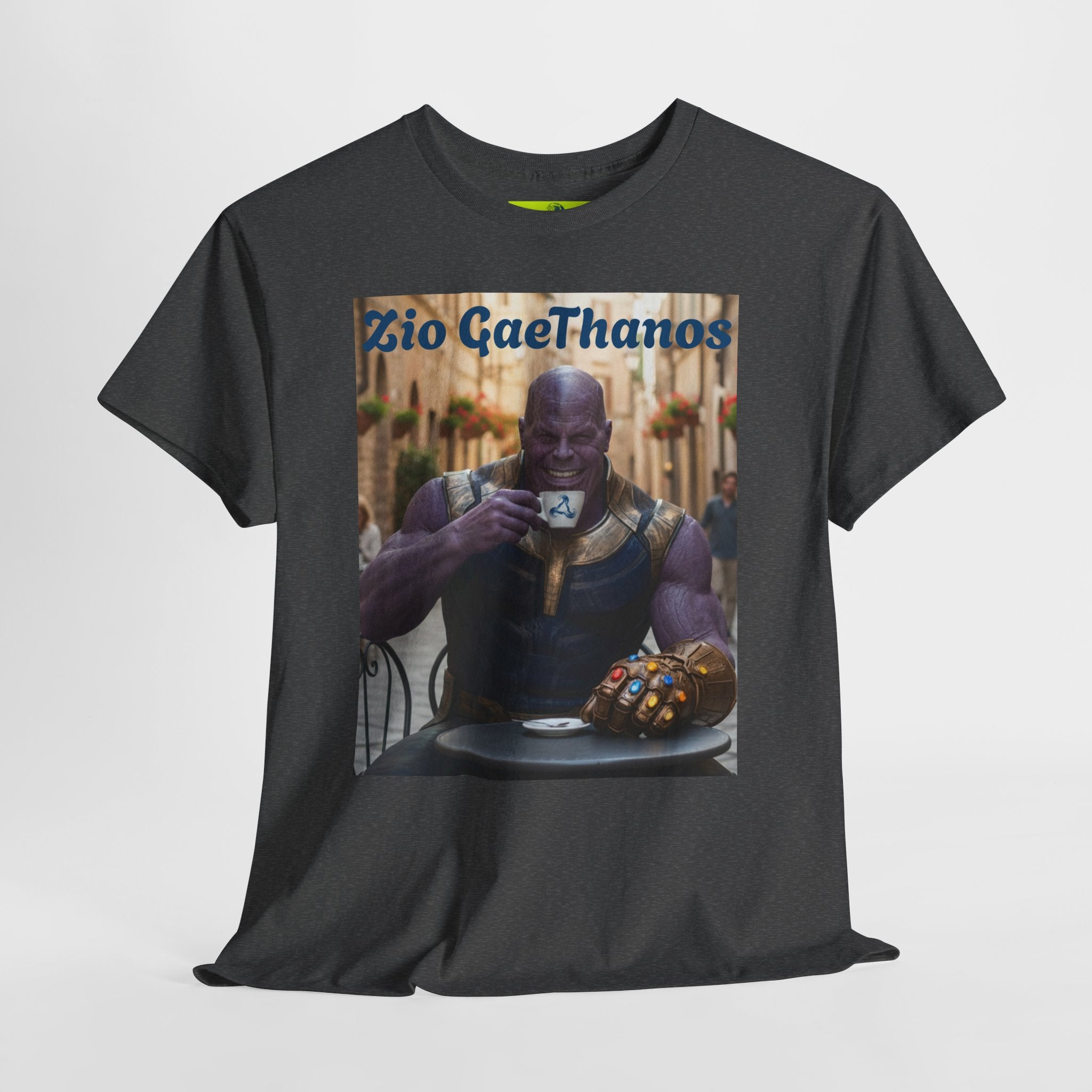 More Espresso Less Depresso GaeThanos Unisex Heavy Cotton Tee