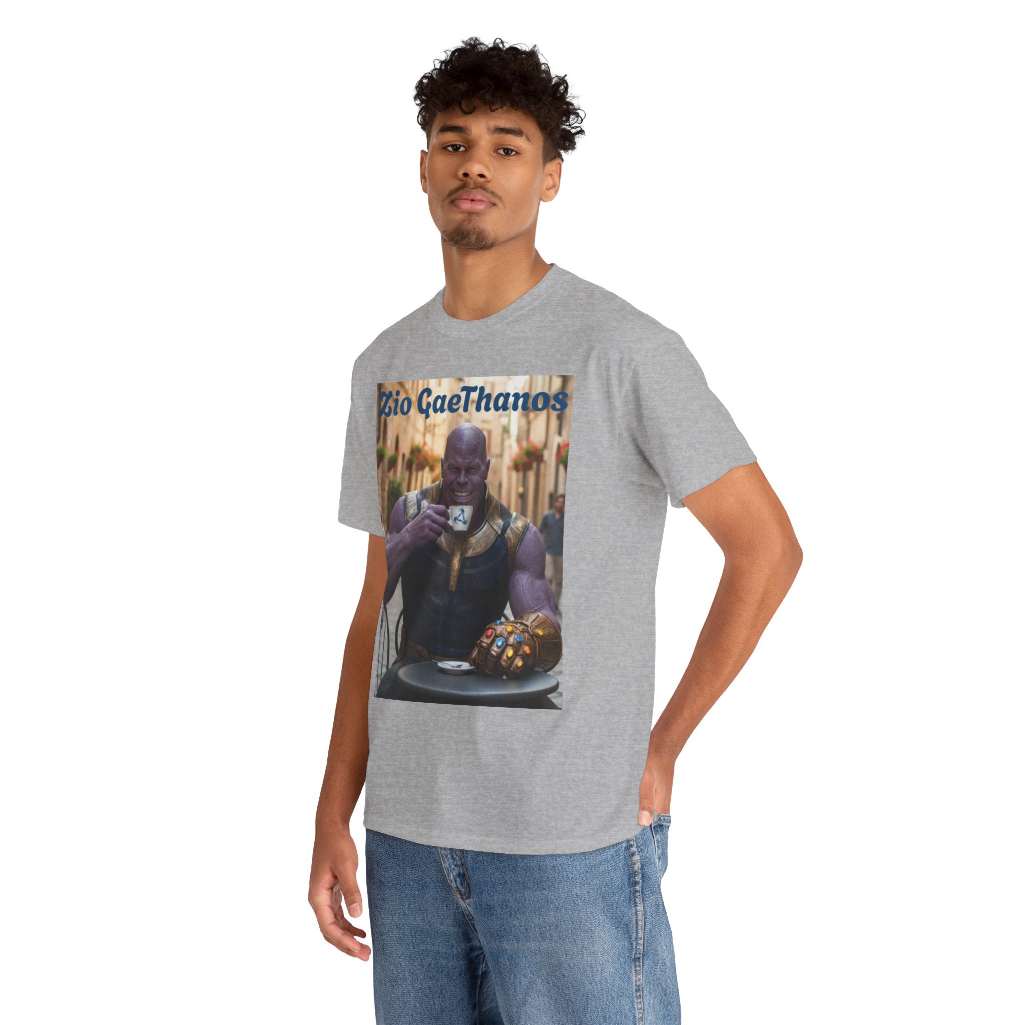 More Espresso Less Depresso GaeThanos Unisex Heavy Cotton Tee