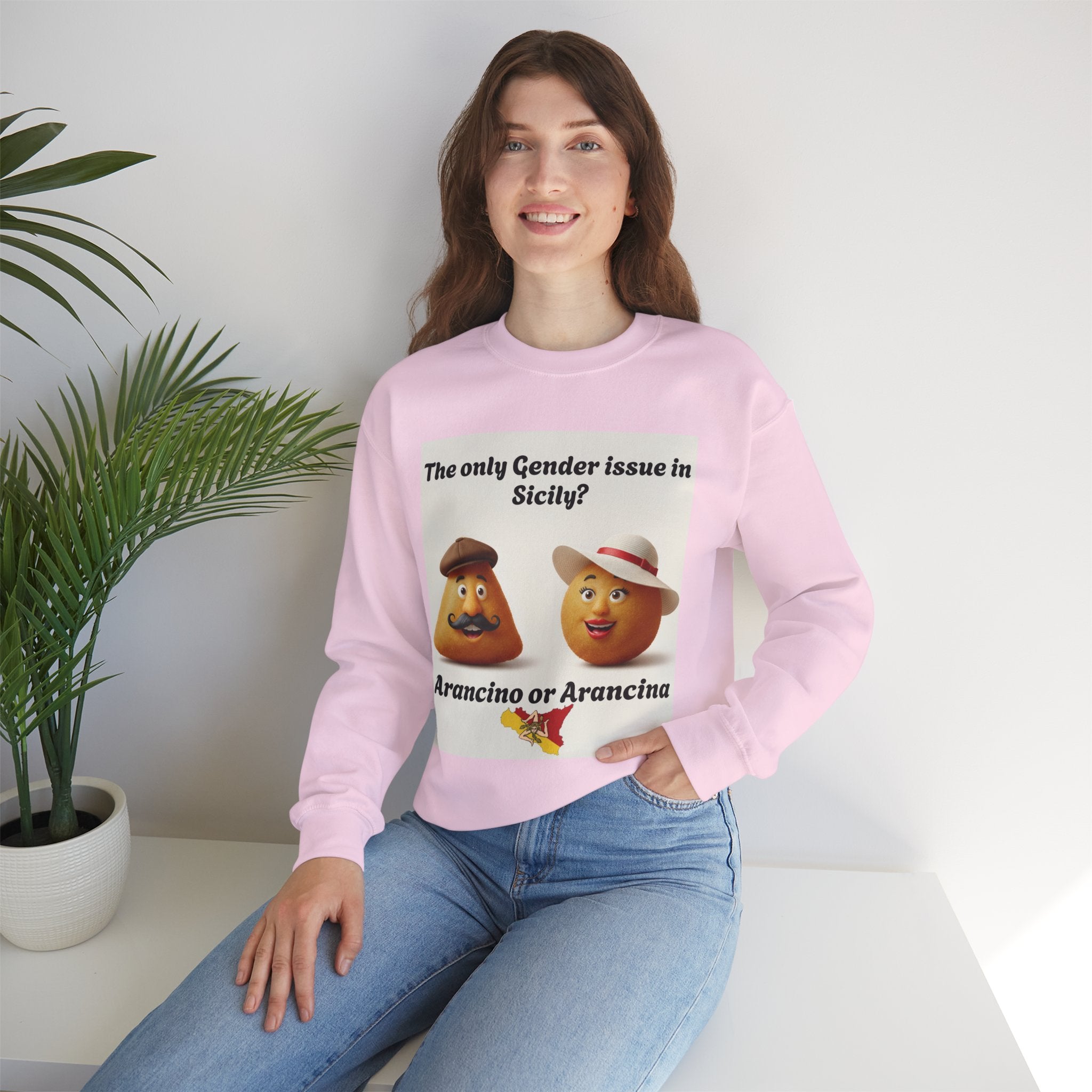 Sicilian Gender Issue Crewneck Sweatshirt - Unisex Heavy Blend™