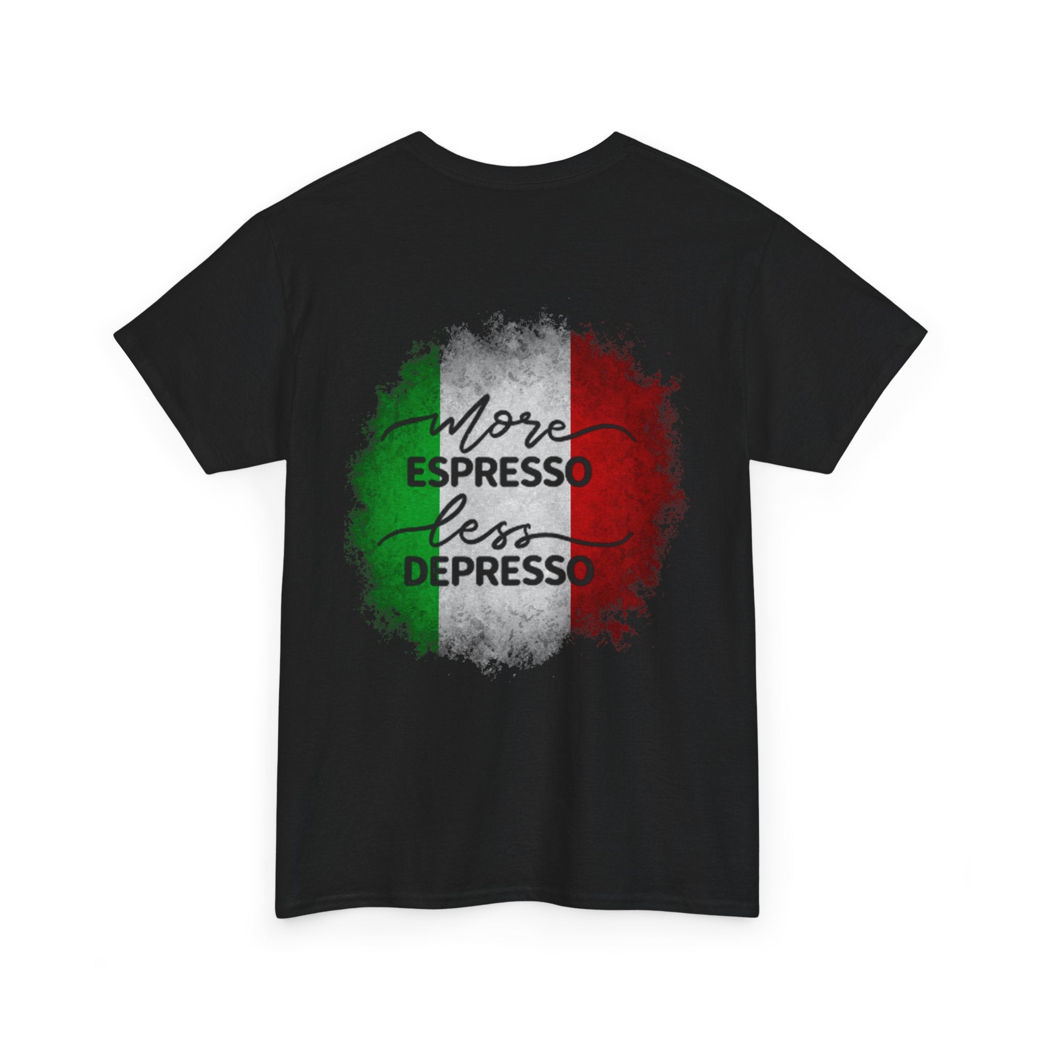 More Espresso Less Depresso Gru Unisex Heavy Cotton Tee
