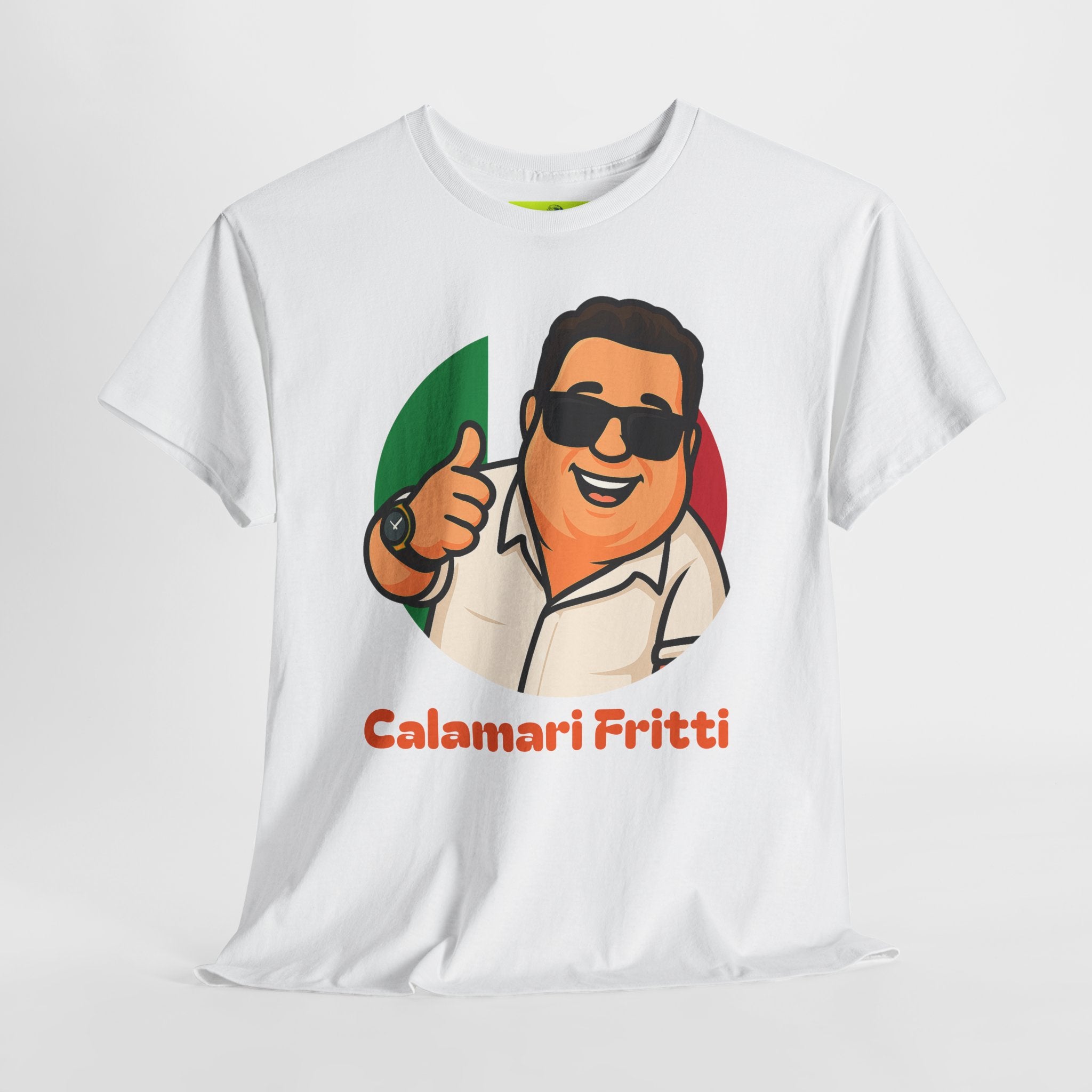 Zio Tony Collection Unisex Dad Jokes Funny Graphic Tee Calamari Fritti