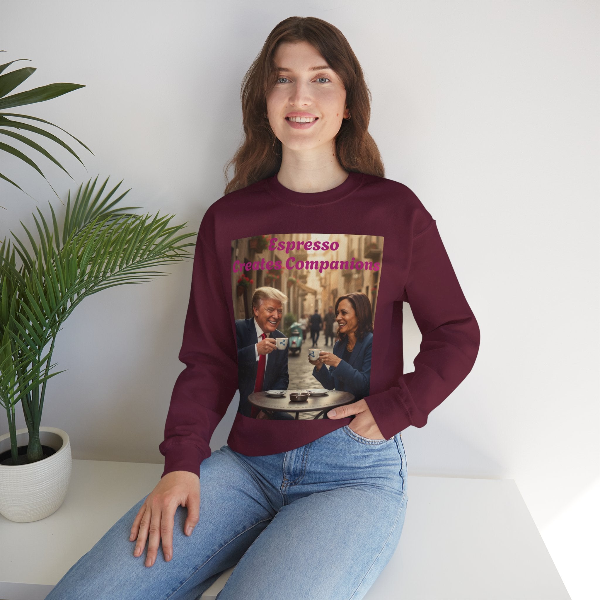 Espresso Lovers Friends Crewneck Sweatshirt - Unisex Heavy Blend™