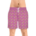 Pink Cannoli Print Swim Shorts