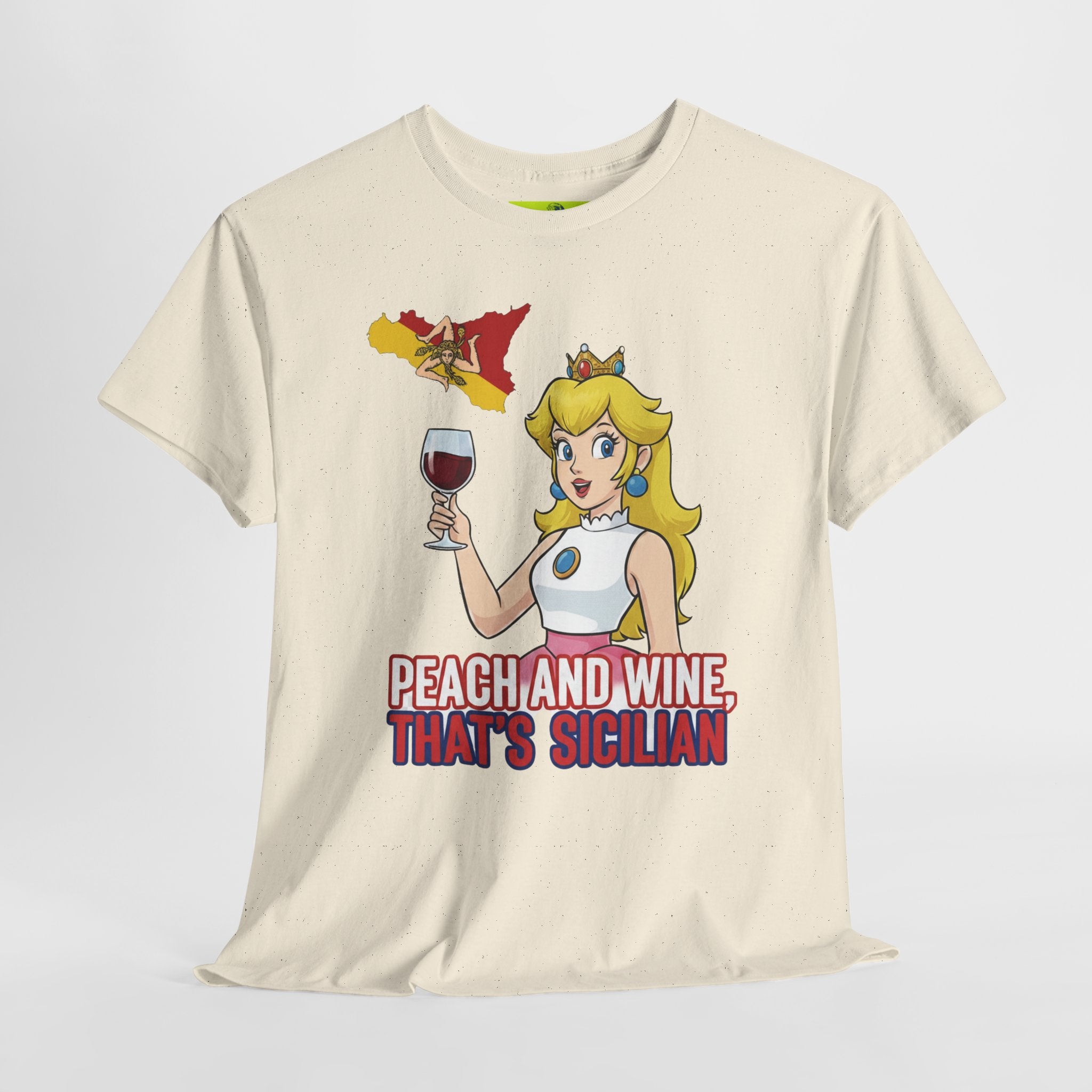 Peach and Wine Unisex Heavy Cotton Tee