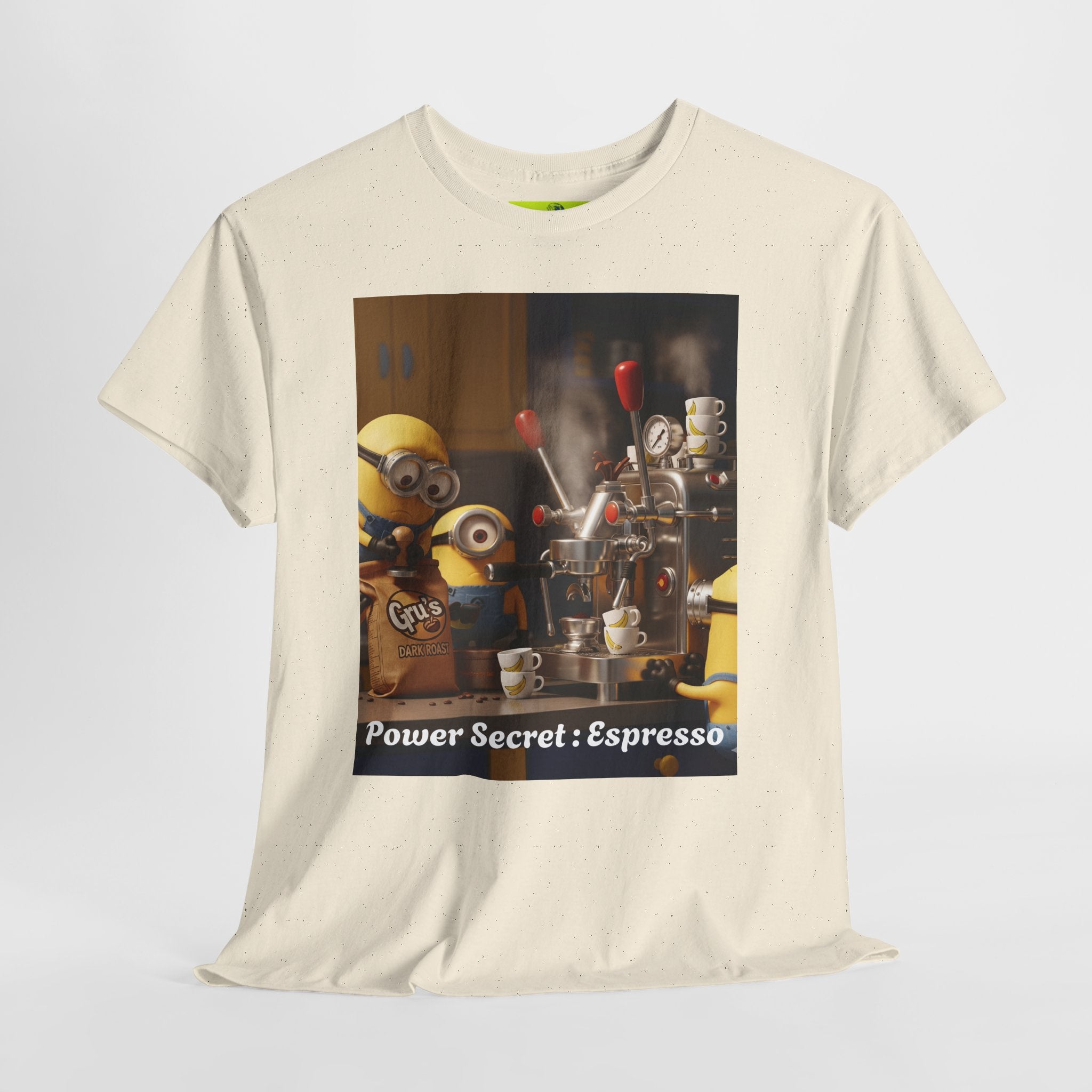 More Espresso Less Depresso Gru Unisex Heavy Cotton Tee